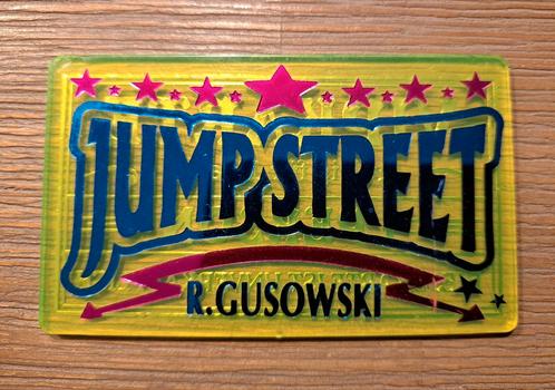 Jump Street VIP-kaart R. Gusowski - Vintage Kermisattractie, Verzamelen, Overige Verzamelen, Gebruikt, Ophalen of Verzenden