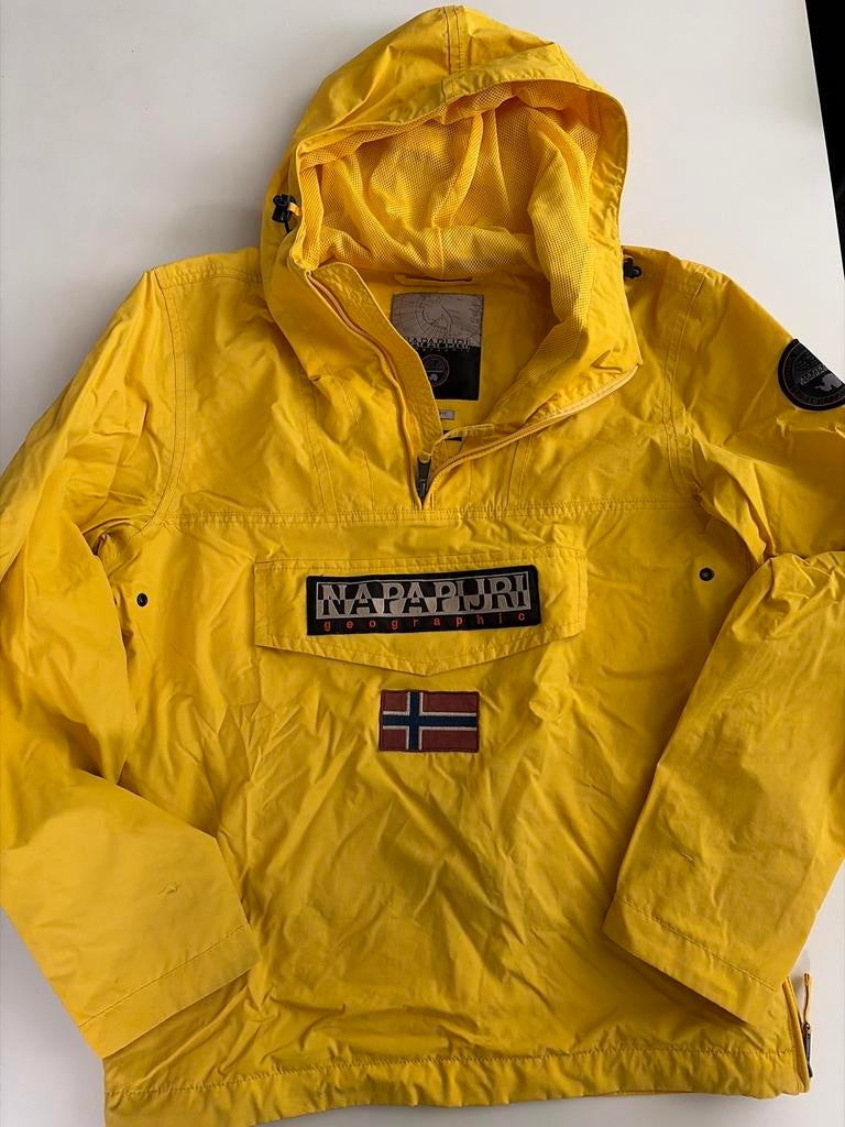 Gele Napapijri Jas - Maat S, Ophalen of Verzenden, Zo goed als nieuw, Maat 46 (S) of kleiner, Geel