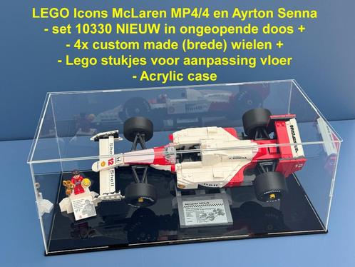Lego McLaren (10330) nieuw +brede wielen +ond +acrylic case, Kinderen en Baby's, Speelgoed | Duplo en Lego, Nieuw, Lego, Complete set