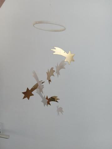 Metalen kerst mobile met vallende sterren beschikbaar voor biedingen