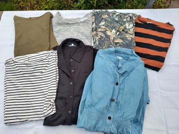7 fijne positie-zomerjurken maat ~M beschikbaar voor biedingen
