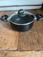 Kookpan met deksel, 20cm, Huis en Inrichting, Keuken | Potten en Pannen, Ophalen of Verzenden, Zo goed als nieuw, Rvs, Kookpan of Snelkookpan