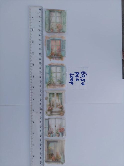 Pettape Vensters, Hobby en Vrije tijd, Scrapbooking, Nieuw, Versiering of Embellishment, Overige merken, Ophalen