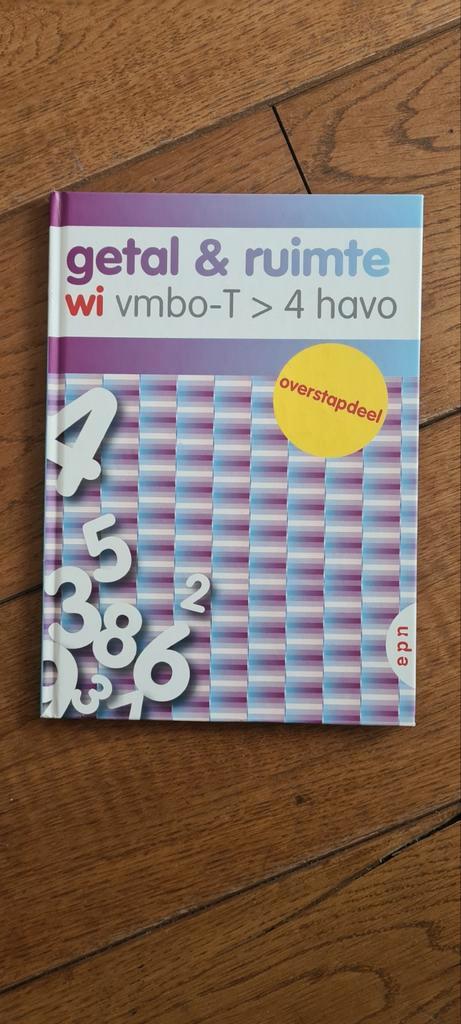 Getal & Ruimte Wiskunde VMBO-T -> HAVO Overstapdeel, Boeken, Schoolboeken, Zo goed als nieuw, Wiskunde B, VMBO, Ophalen of Verzenden