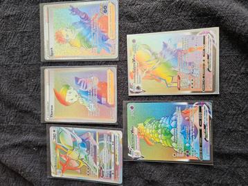 Rainbow pokemon kaarten  beschikbaar voor biedingen