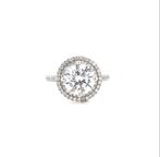 Ring - 18 karaat Witgoud - 2.55ct. tw. Diamant (Lab-grown) -, Sieraden, Tassen en Uiterlijk, Ringen, Ophalen, Wit, Nieuw, Met edelsteen