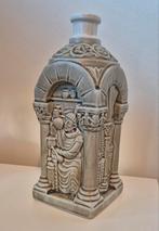 Keramische Fles met Monnik Reliëf, Antiek en Kunst, Antiek | Keramiek en Aardewerk, Ophalen of Verzenden