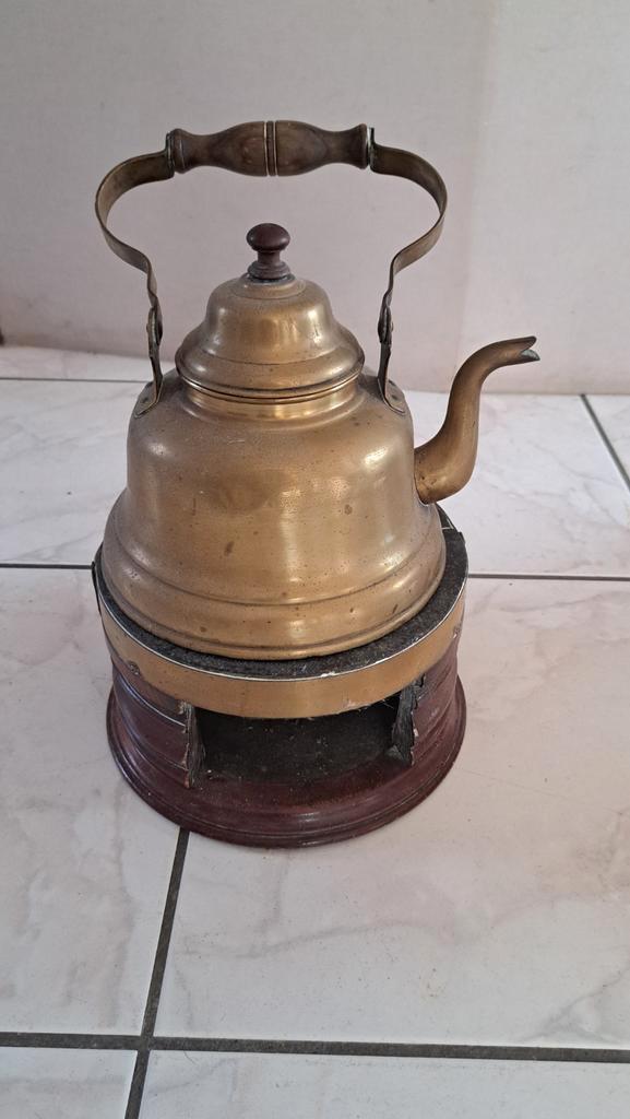 Antieke Koperen Theeketel, Antiek en Kunst, Antiek | Keukenbenodigdheden, Ophalen