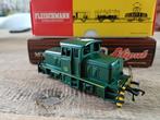 Fleischmann groene locomotief, Gebruikt, Fleischmann, Ophalen of Verzenden, Analoog