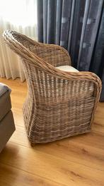 Rotan stoel tuinstoel, Ophalen, Zo goed als nieuw, Rotan
