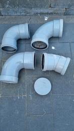 Pvc bochten 125mm rioleringsbuizen, Doe-het-zelf en Verbouw, Buizen en Afvoer, Bochten, Pvc, Ophalen of Verzenden, Zo goed als nieuw