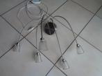 Ikea Wandlamp met 5 kelkjes, dimmer met snoer., Ophalen, Zo goed als nieuw, Glas