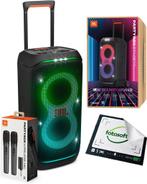 Jbl Stage 320 partybox met 2 microfoons, Ophalen of Verzenden