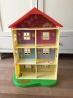 Groot Peppa Big pig Huis poppenhuis Duits elektronisch 57CM, Poppenhuis, Gebruikt, Ophalen of Verzenden, Peppa