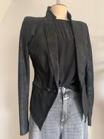 Drykorn blazer kolbert jasje leather look zwart 2: S/36, Drykorn, Verzenden, Zwart, Zo goed als nieuw