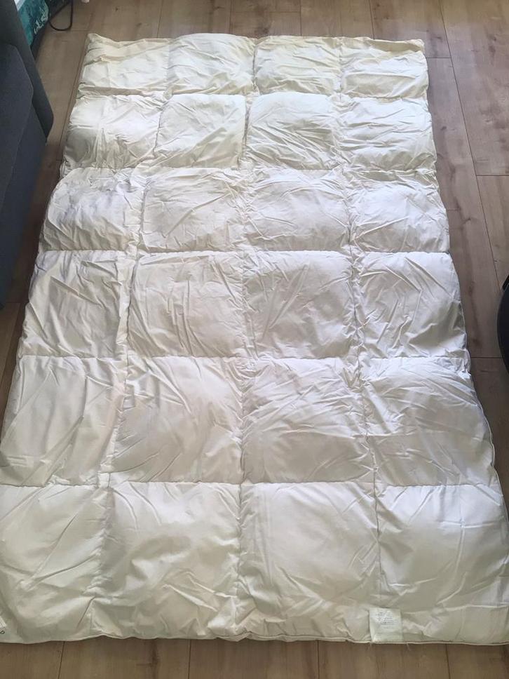 Donzen Dekbed 140x220 - Cassette 4x6 - Medium Gewicht, Huis en Inrichting, Slaapkamer | Beddengoed, Gebruikt, Deken of Dekbed