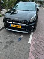 Kia Niro 1.6 GDi Hybrid 141pk Dct6 2019 Zwart, Auto's, Kia, Parkeersensor, Zwart, Origineel Nederlands, 1390 kg