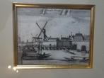 Gravure Raampoort bootjes Amsterdam, Commelin 1691, Verzenden