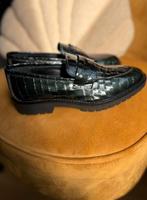 Gioia mooie groene leren croco instappers mt 37 NIEUW, Instappers, Nieuw, Ophalen of Verzenden, Groen