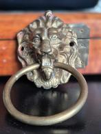 Antieke Leeuwenkop Deurklopper, Ophalen of Verzenden