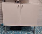 Klein wit badkamerkastje - 60x55x35.5 cm, Huis en Inrichting, Badkamer | Badkamermeubels, Ophalen, Gebruikt, 50 tot 100 cm, Minder dan 100 cm