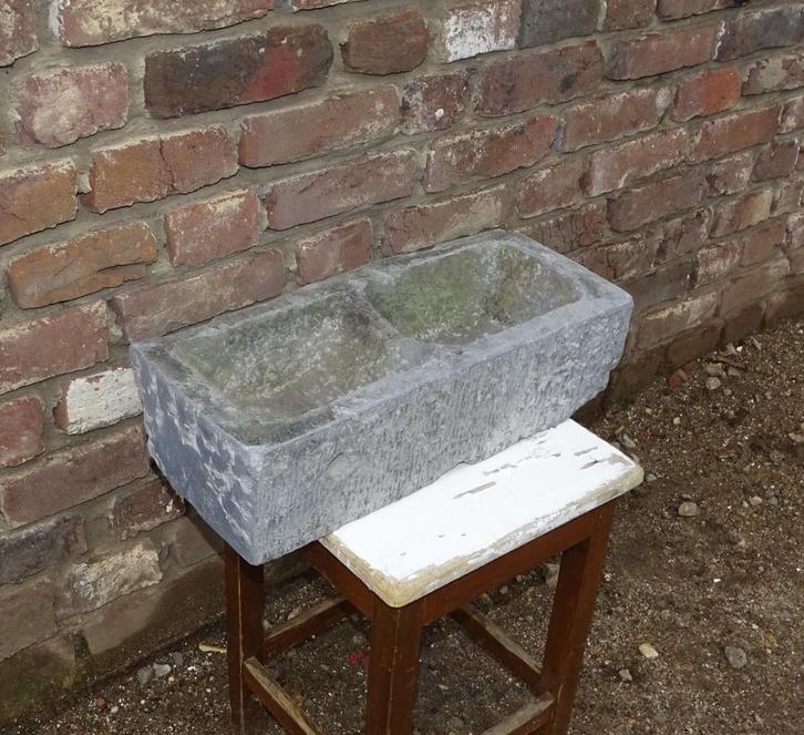 dubbele arduinen hondendrinkbak trog drinkbak voor hond, Antiek en Kunst, Curiosa en Brocante, Ophalen