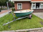 Te koop nette terhi 385 met 4pk motor  en  kantel trailer, Watersport en Boten, Vis- en Consoleboten, Ophalen, ', Tot 10 pk, '