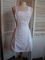 katoenen schort nr UU 36, Huis en Inrichting, Keuken | Textiel, Verzenden, Zo goed als nieuw, Wit, Schort