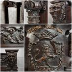 Artdeco vintage schouw vitrine fauteuils tafeltje antiek, Ophalen