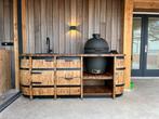 Buitenkeuken van wijnvaten, eikenhout, BBQ keuken, Ophalen, Renswoude, Richardheuff@ziggo.nl, Nieuw