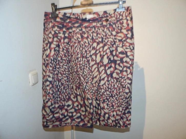 Pauw Amsterdam mooie rok fantastie print deels zijde 4/42, Kleding | Dames, Rokken, Zo goed als nieuw, Maat 42/44 (L), Overige kleuren