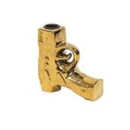 Pistool kandelaar goud housevitamin, Huis en Inrichting, Ophalen of Verzenden, Nieuw, Overige materialen, Minder dan 25 cm