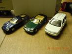 Aston Martin DB7, Mercedes SL en Volkswagen Golf.  Model zon, Hobby en Vrije tijd, Modelauto's | 1:43, Verzenden, Auto