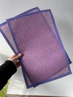 Placemat 2 stuks lila/paars NIEUW, Huis en Inrichting, Keuken | Servies, Ophalen
