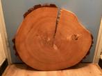 prachtige grote boomschijf- gelakt, Ophalen, Overige houtsoorten, Minder dan 200 cm, Plank