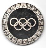 Rusland zilveren penning Olympische spelen 1980, Postzegels en Munten, Ophalen of Verzenden, Zilver, Buitenland