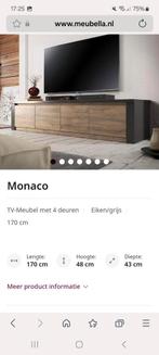 Moderne TV Meubel - Monaco Stijl, Ophalen, Gebruikt, 150 tot 200 cm, Eikenhout