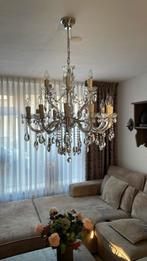 Kristallen kroonluchter, Huis en Inrichting, Lampen | Kroonluchters, Ophalen, Zo goed als nieuw