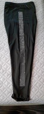 Legging, zwart met steentjes, Kleding | Dames, Leggings, Maillots en Panty's, Legging, Zwart, Nieuw, Overige maten