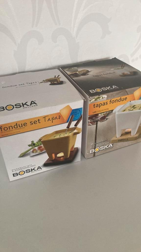 Boska - fondue set Tapas - set van 2, Witgoed en Apparatuur, Fonduesets, Nieuw, Fondueset, Brander, Verzenden