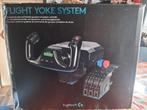 Logitech Flight yoke system. Vliegtuig simulator., Ophalen of Verzenden, Zo goed als nieuw, Logitech G