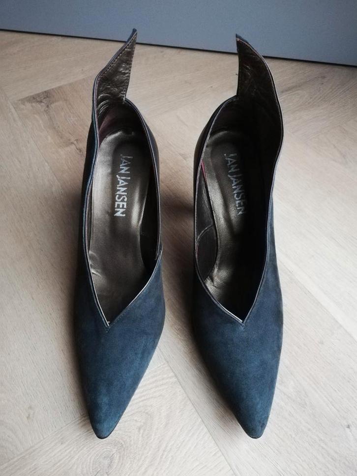Jan Jansen Pumps Maat 39, Kleding | Dames, Schoenen, Zo goed als nieuw, Pumps, Grijs, Ophalen of Verzenden
