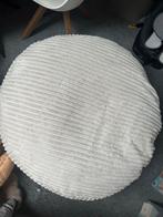 Grote comfortabele poef rib vevelt, Huis en Inrichting, Ophalen, Rond, Zo goed als nieuw, 75 tot 100 cm