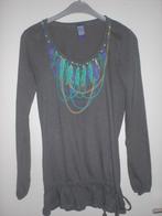 GRIJS SHIRT, Kleding | Dames, T-shirts, Ophalen of Verzenden, Zo goed als nieuw, Lange mouw, Maat 36 (S)