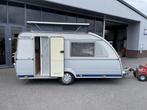 Kip Kompakt 37 EKV Langslaper + WC 680KG Leeg Hefdak caravan, Kip, Tot en met 2, Bedrijf, Treinzit