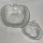 Vintage Appel schaal glas Covetro, Ophalen of Verzenden, Overige stijlen, Glas, Schaal of Schalen