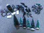 voor Kerstdorp 45 stuks +6 grote waarvan 4 met verlichting, Ophalen of Verzenden, Zo goed als nieuw