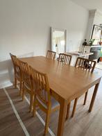 Tafel IKEA Ekedalen, Huis en Inrichting, Tafels | Eettafels, Ophalen, Eikenhout, 200 cm of meer, 50 tot 100 cm