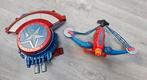 Nerf Captain America Shield Blaster & Crossfire Bow, Ophalen of Verzenden, Zo goed als nieuw