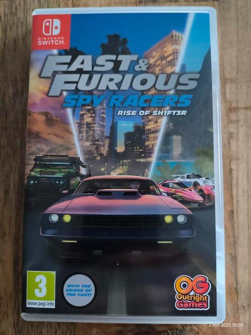 Fast & Furious. Spy racer rise of sh1ft3r. Nintendo Switch, Spelcomputers en Games, Games | Nintendo Switch, Zo goed als nieuw